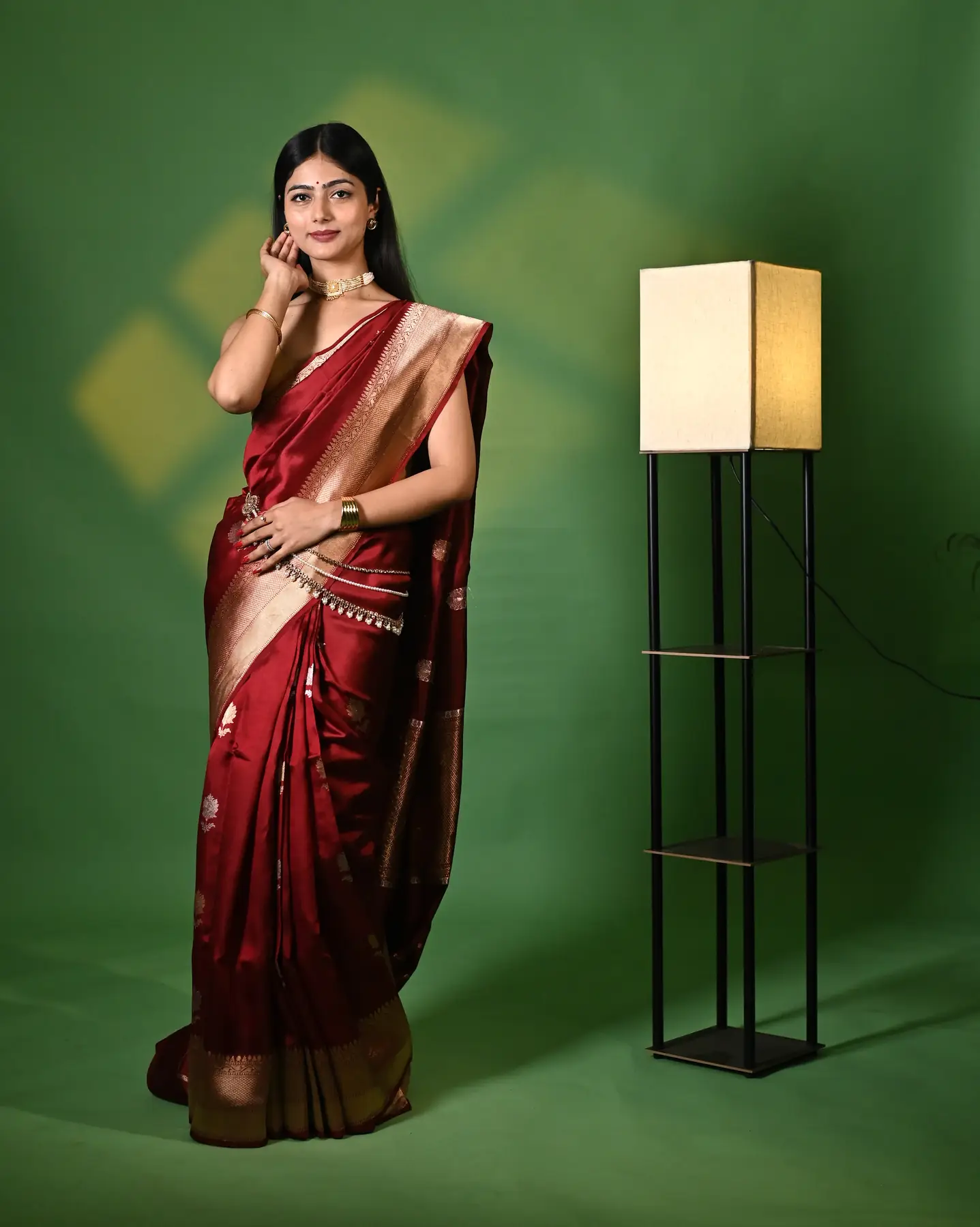 Handloom pure katan banarasi saree