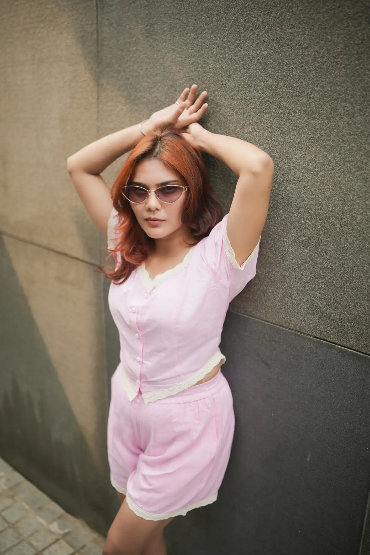 Blush Lace Set – Elegant Pink Co-Ord Set